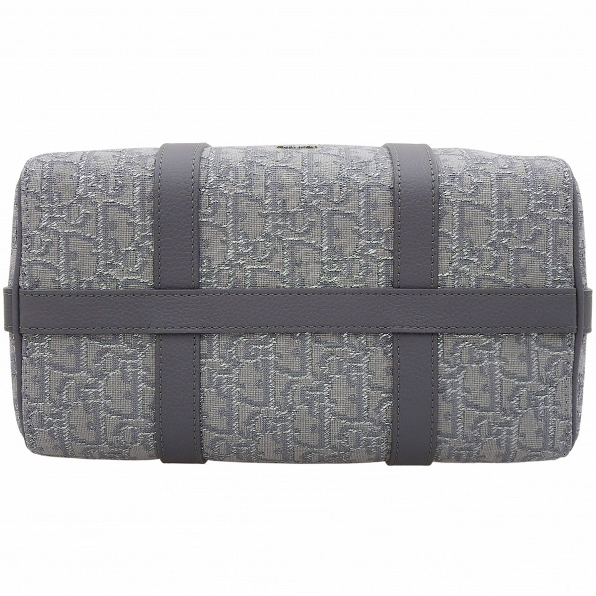 ディオール オブリーク ジャカード ランゴ26 レザー キャンバス グレー