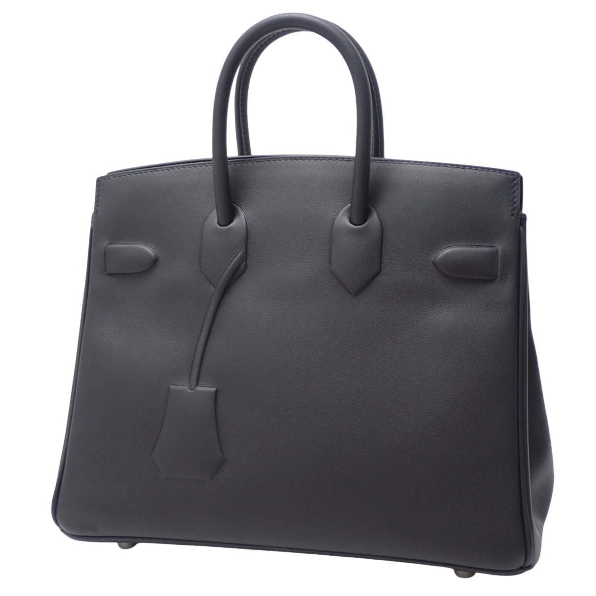 Shadow Birkin 25 Swift 黑色 银色五金 Z刻印