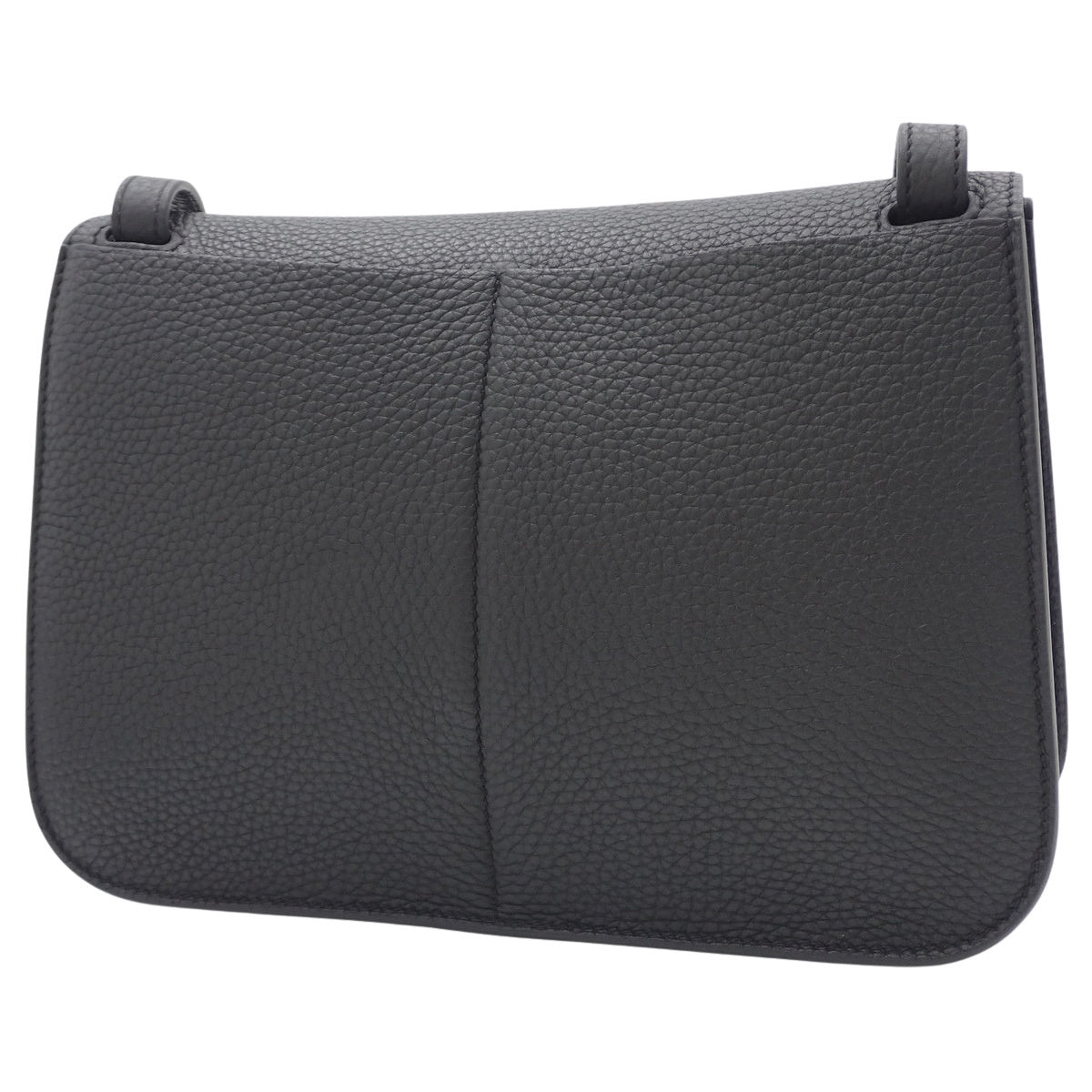 Alize 25, Clemence Trion leather, black, gold hardware, B stamp.