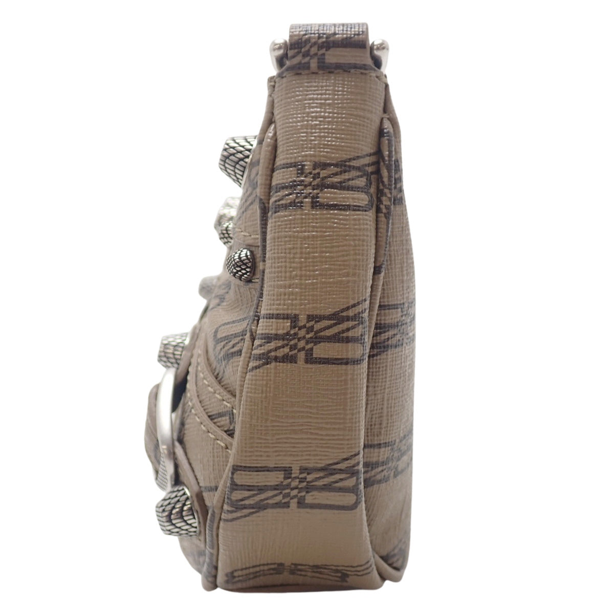 Le Cagole迷你链条包，皮革材质，棕色，货号695814