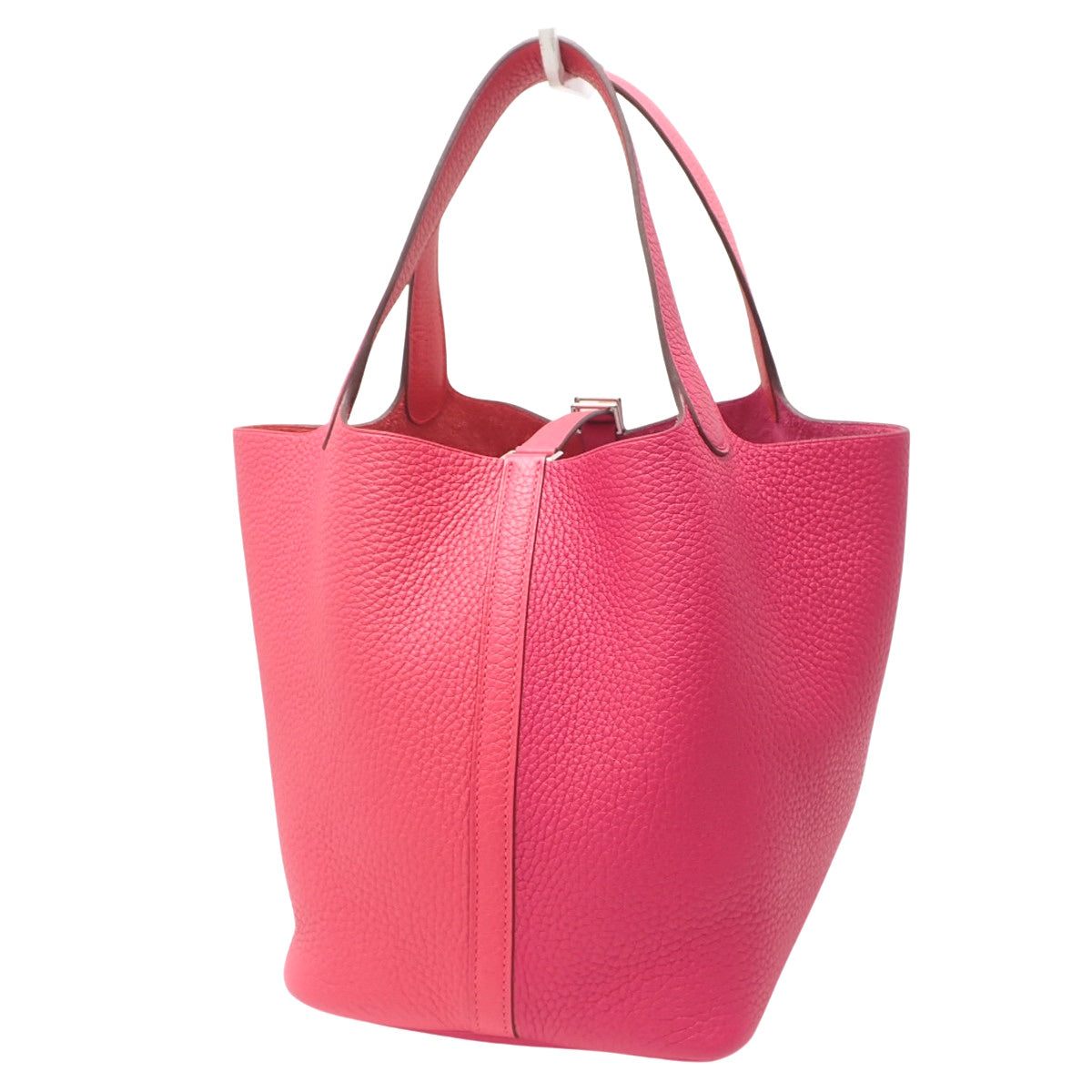Picotin Lock, Cassac de MM, Torayong leather, Rose Extreme/Rose Mexico/Rouge Cour, silver hardware, Y hallmark.
