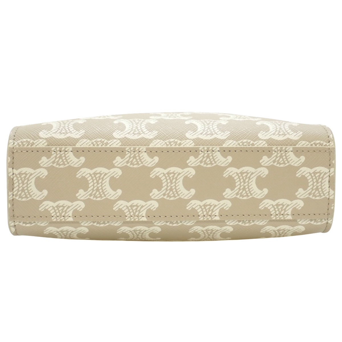 ミニ バーティカルカバ カーフ トリオンフキャンバス ベージュ ブラウン 194372FLB.02GR