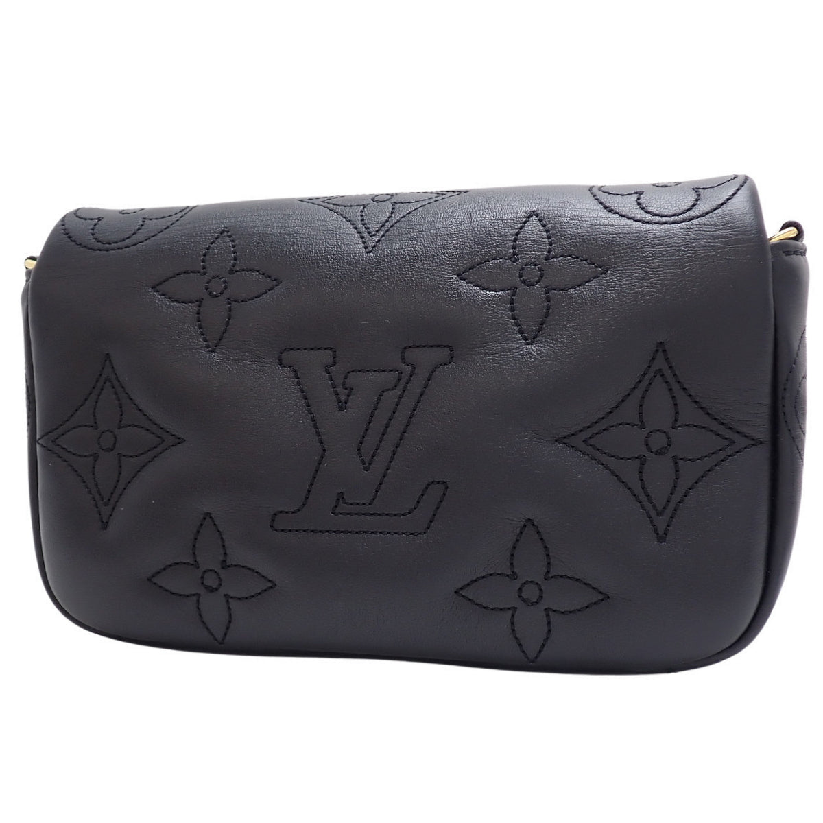 Bubblegram Wallet on Strap 小牛皮 黑色 M81398