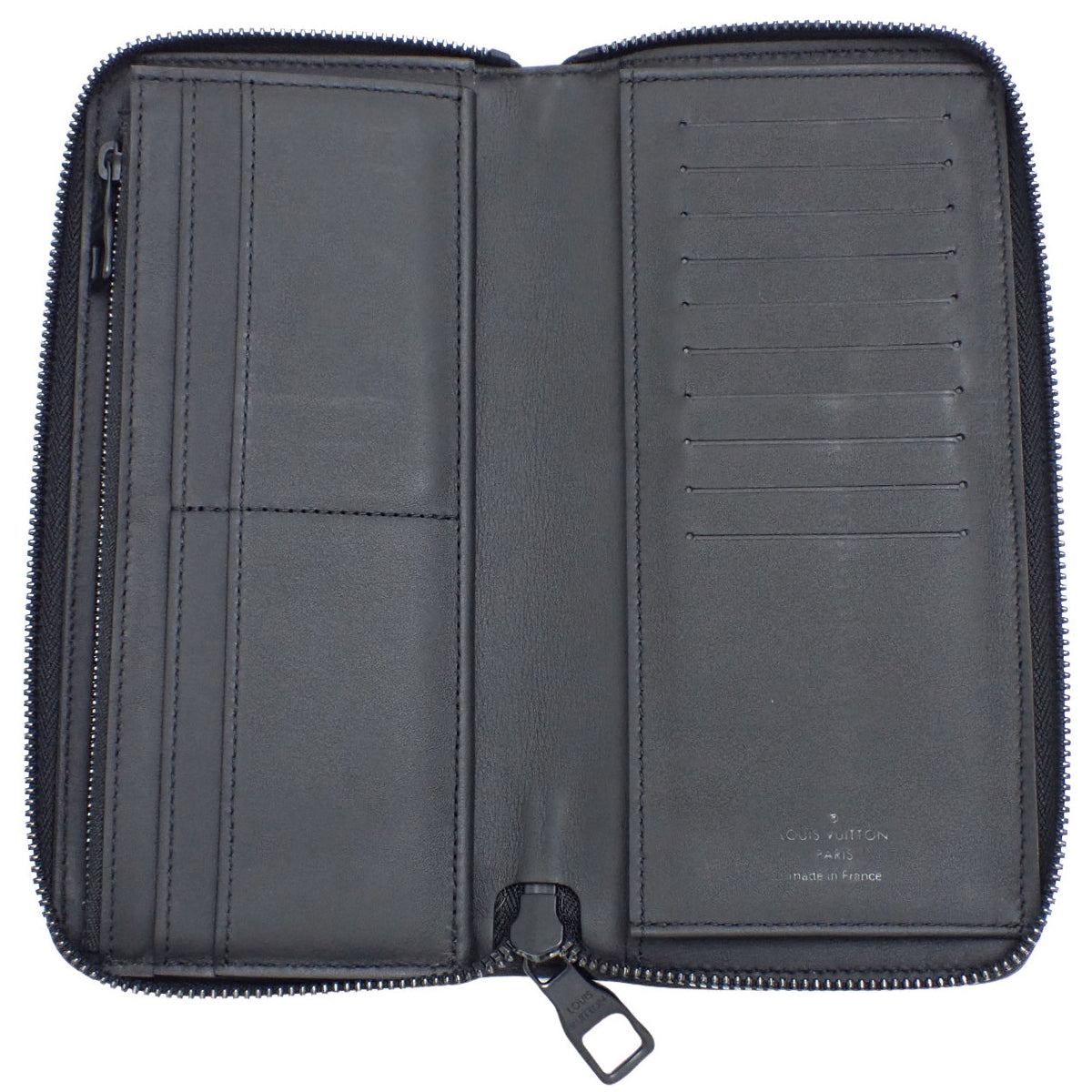 Zippy Wallet Vertical Monogram Taurillon Black M69047