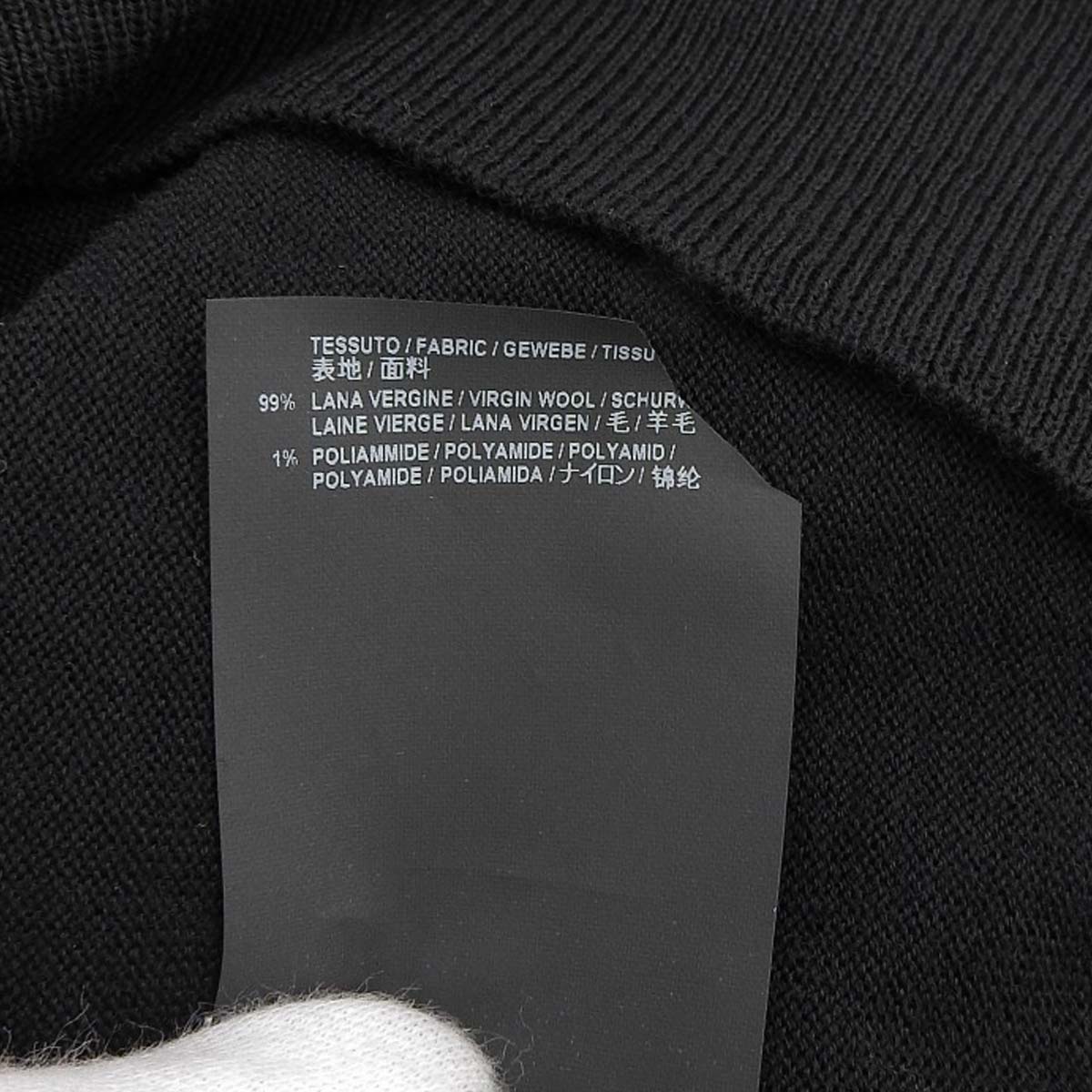 背面绣有品牌标志的毛衣，2017款，小号