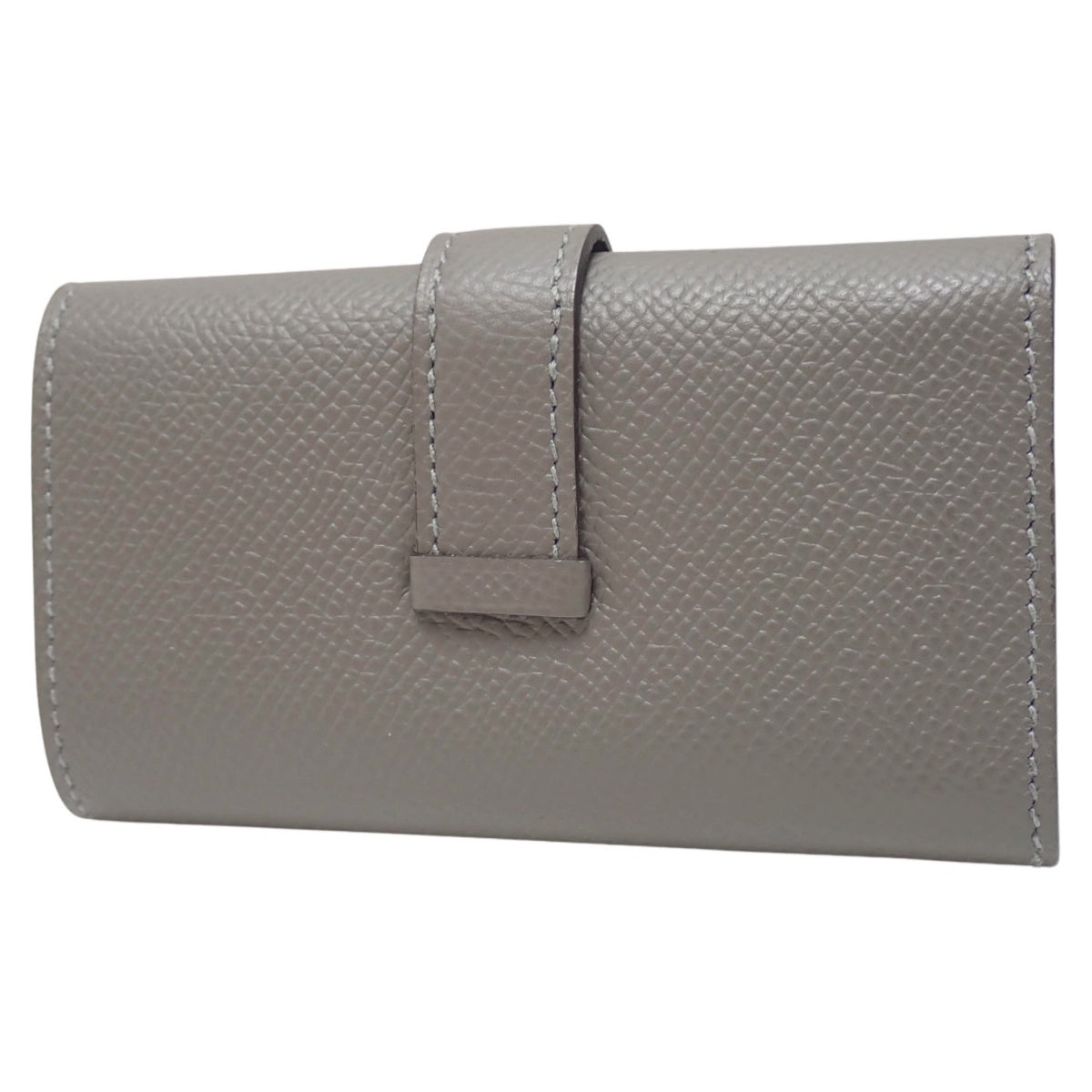 Be'an key case, Epsom leather, Grimeyer color, gold hardware, U stamp.