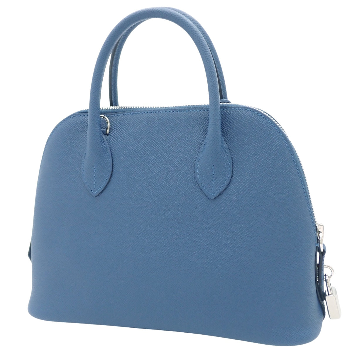 Bollide 1923 25, K-marked, Epsom calfskin, palladium hardware, Bleu Tie.