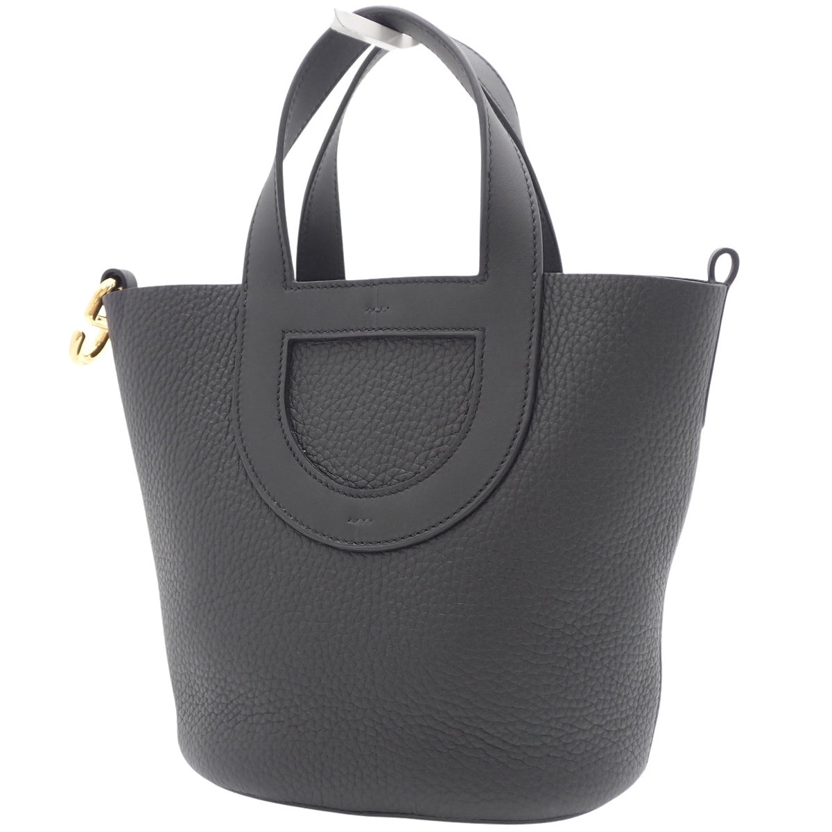 In the Loop 18, Trion Clemence, Black, Gold Hardware, W stamp.
