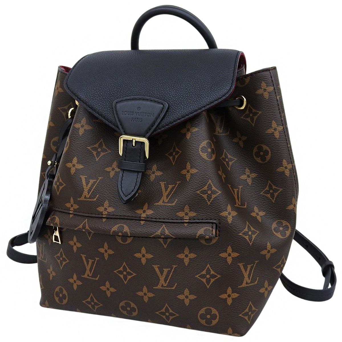 Monogram Montsouris NM PM 皮革黑色 M45515