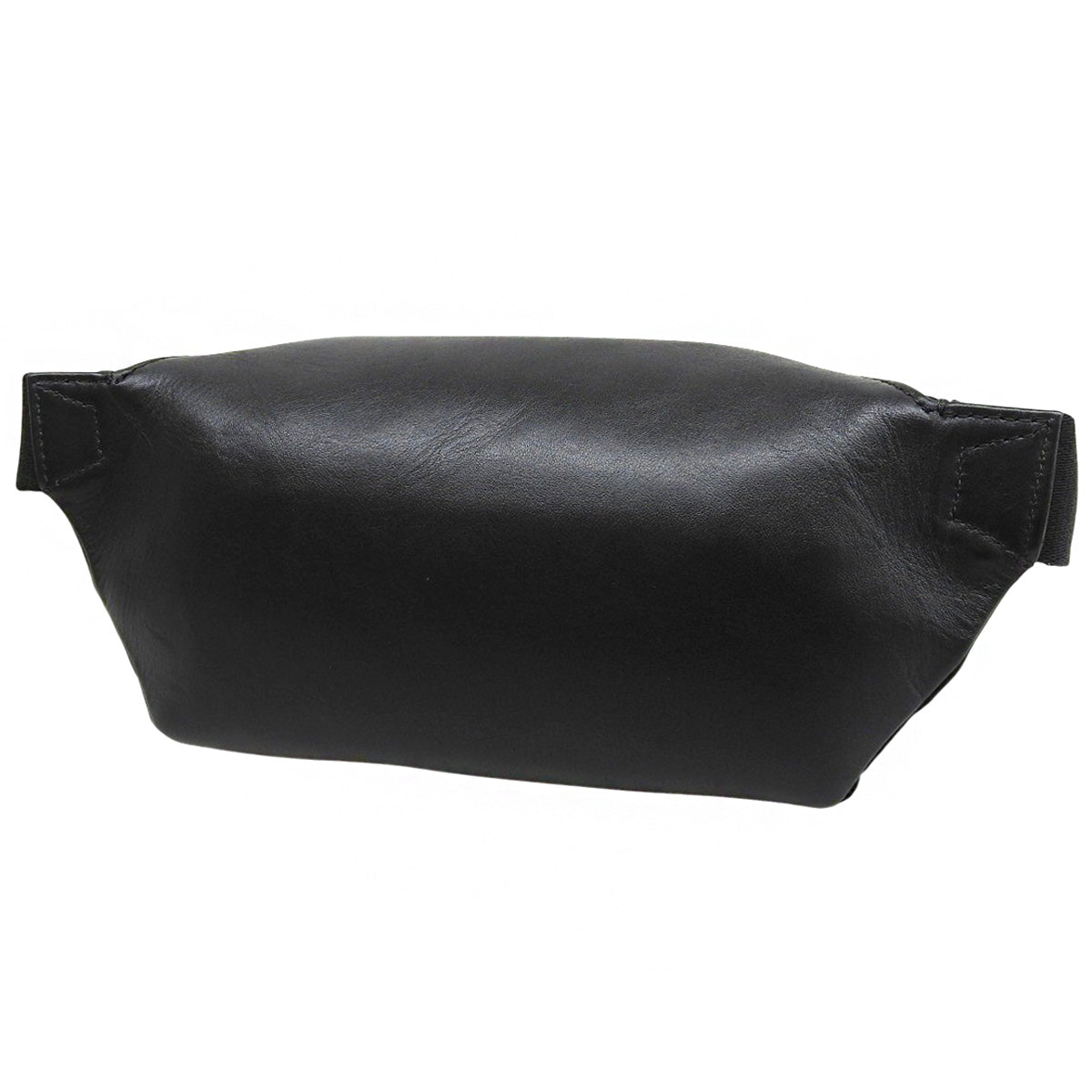 Calligraphy Body Bag Nylon Leather Black