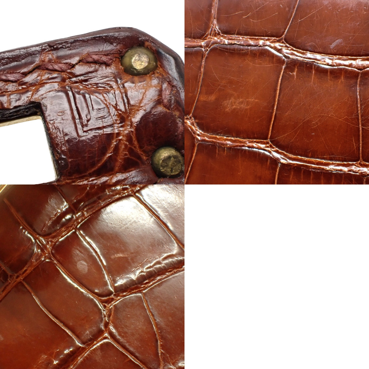 Mini Kelly, alligator/crocodile leather, gold hardware, □D stamp.
