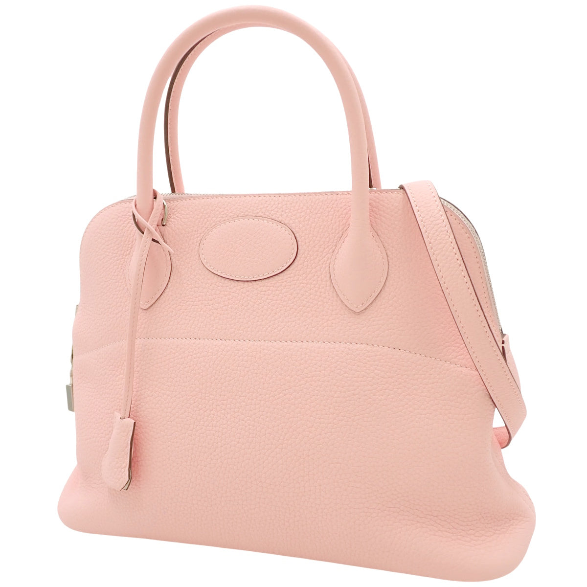 Bolide Verso 31, Triヨン Clemence leather, palladium hardware, Rose Sakura/Nata color, Z stamp.
