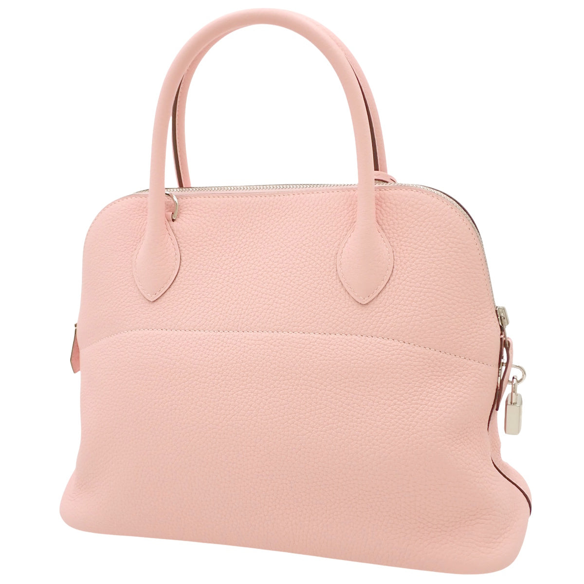 Bolide Verso 31, Triヨン Clemence leather, palladium hardware, Rose Sakura/Nata color, Z stamp.