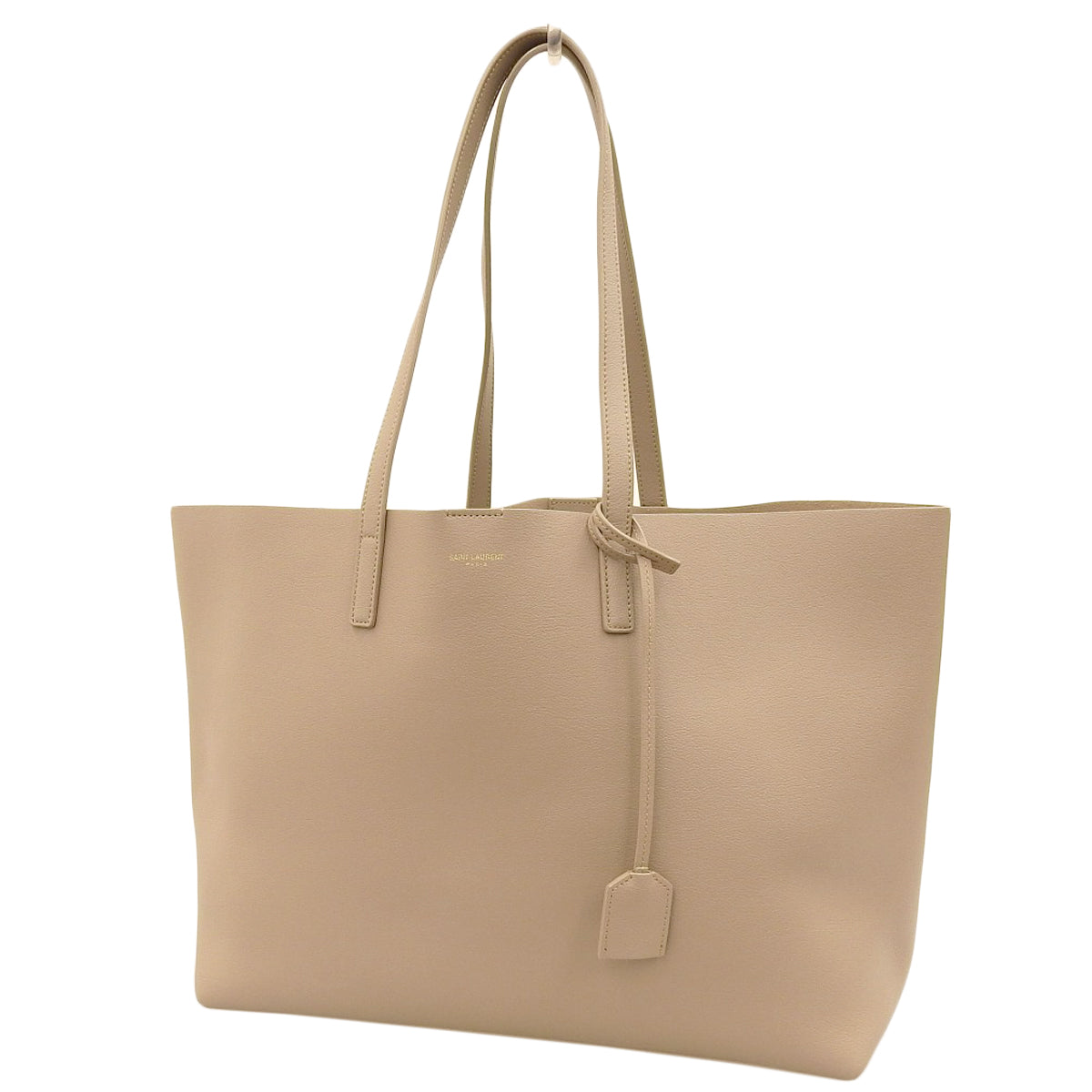 ショッピングバッグ サンローラン レザー ダーク ベージュ 600281CSV0J2721