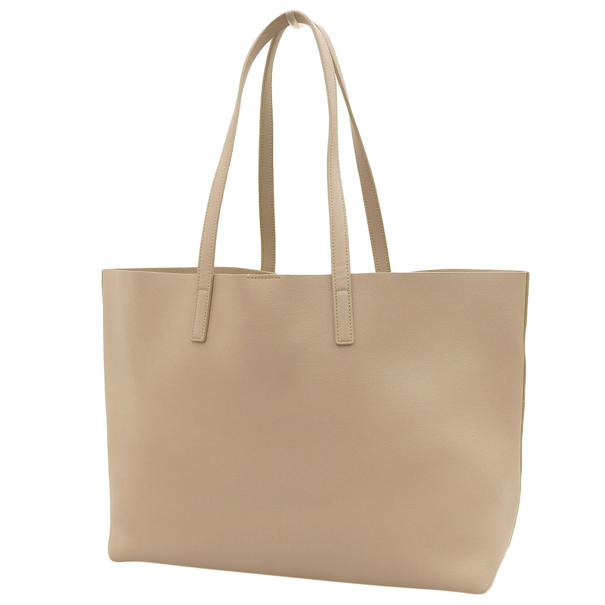 ショッピングバッグ サンローラン レザー ダーク ベージュ 600281CSV0J2721