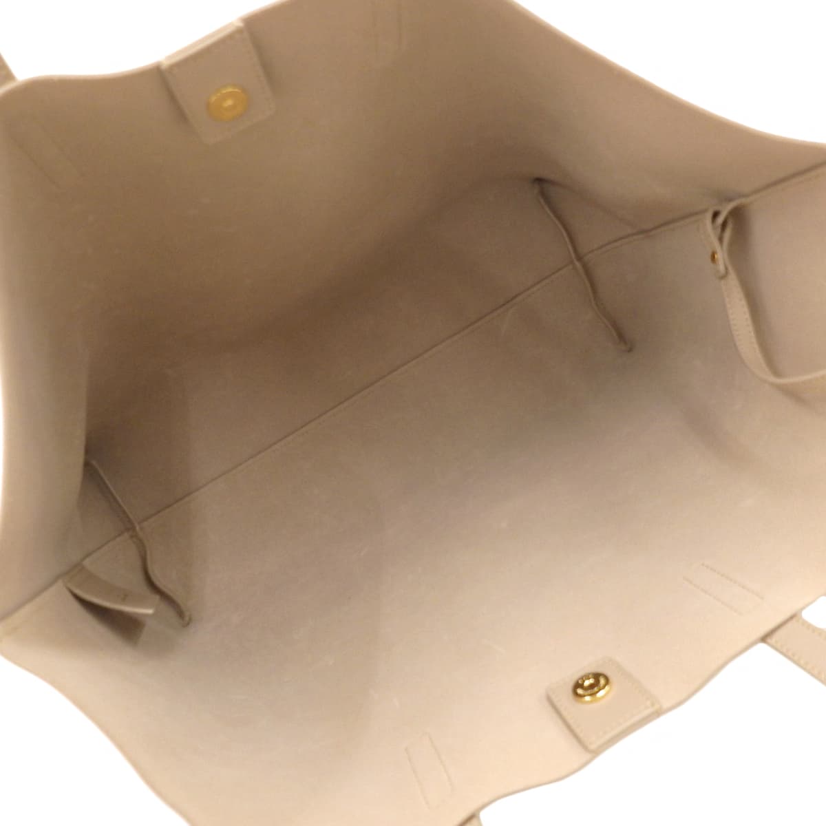 ショッピングバッグ サンローラン レザー ダーク ベージュ 600281CSV0J2721