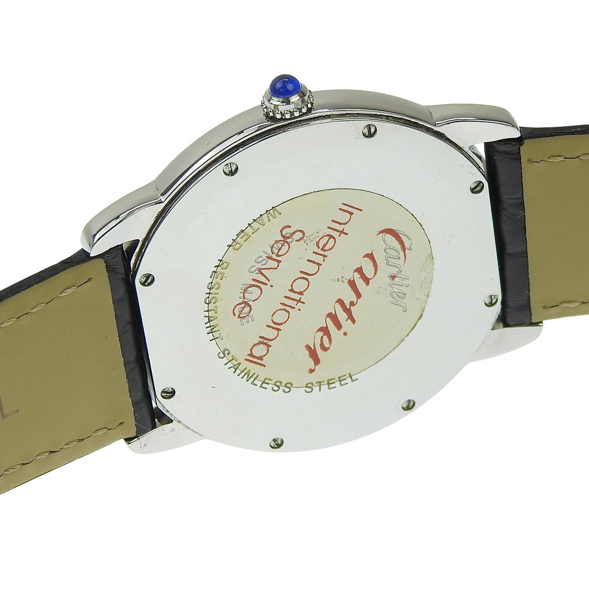 ロンド ソロ ドゥ カルティエ W6700255 SS/革 シルバー クオーツ メンズ