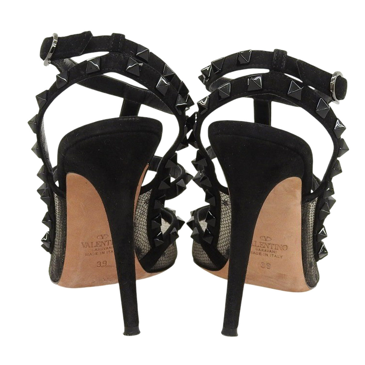 ロックスタッズメッシュパンプス 39 TW2S0393