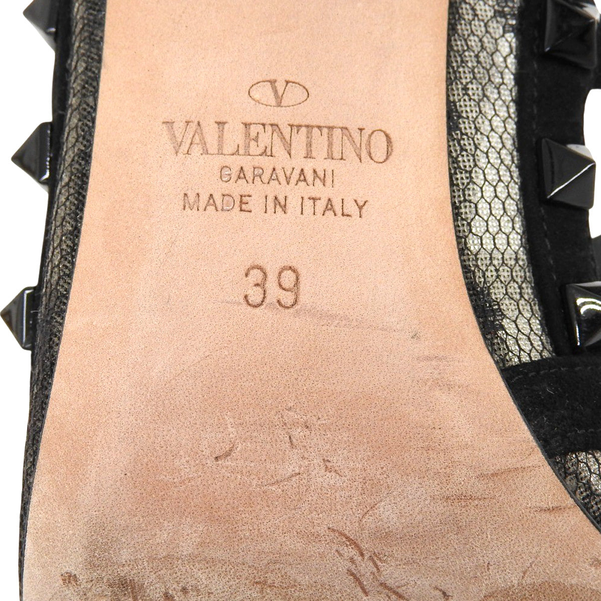 ロックスタッズメッシュパンプス 39 TW2S0393