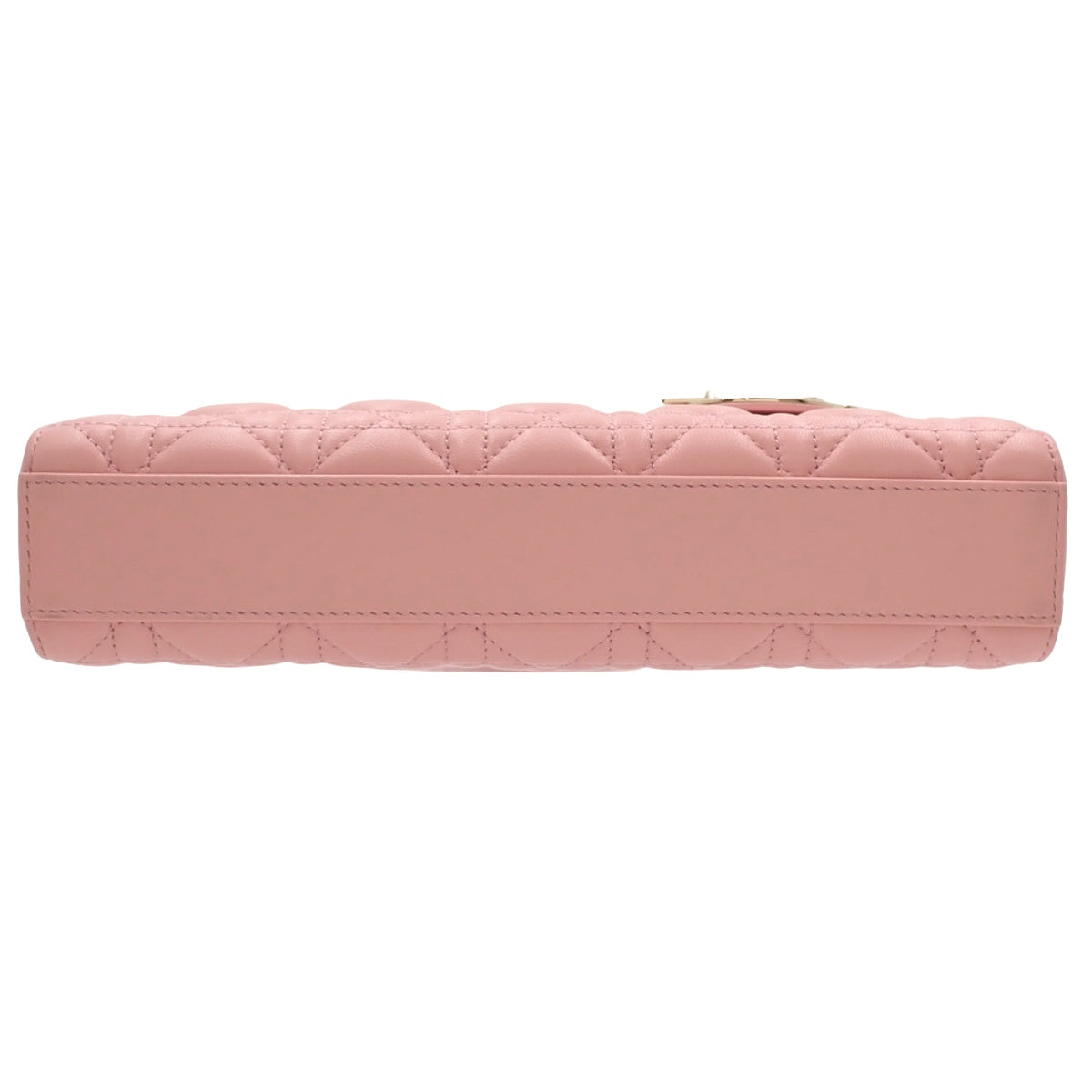 Cannage Lady D-Joy 中号粉色羊皮包