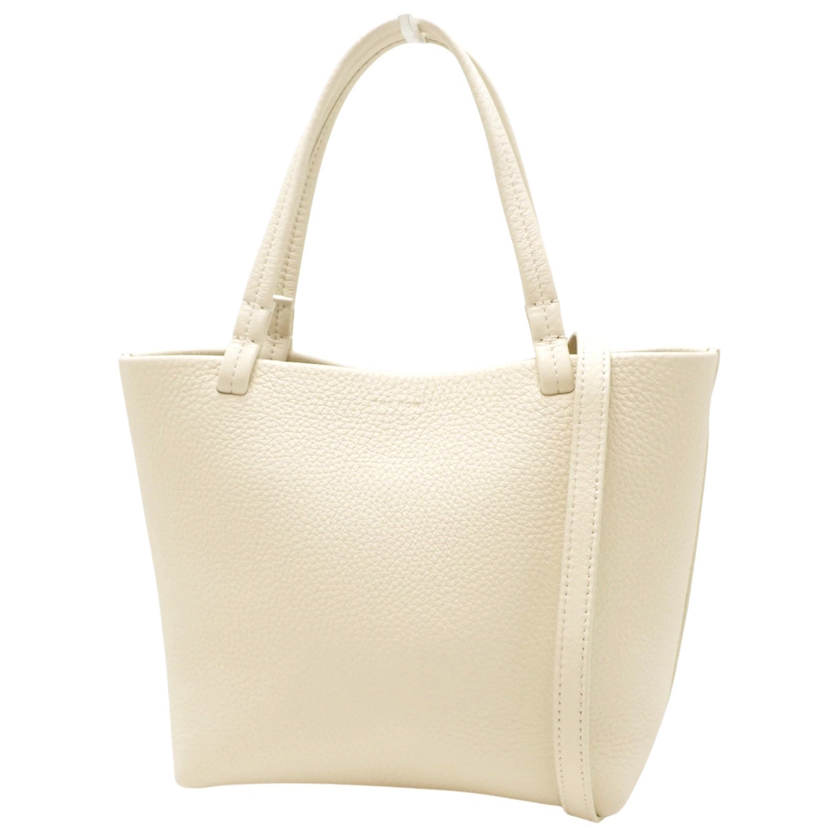 Park 手提包，小号，米白色