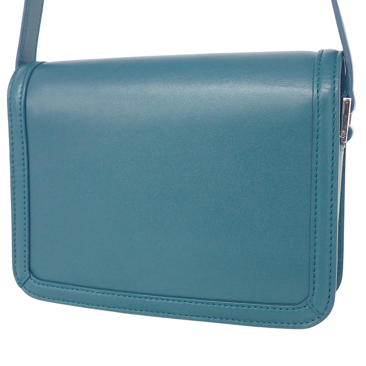 ソルフェリーノ スモール サッチェル カーフ ブルーグリーン 634306