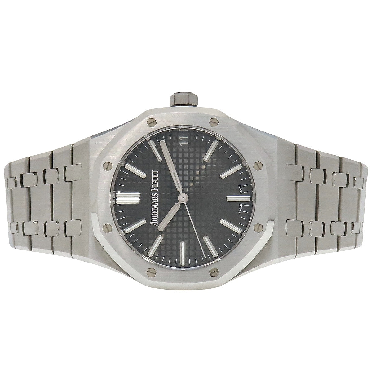 ロイヤルオーク 15510ST.OO.1320ST.10 SS グレー 自動巻き メンズ