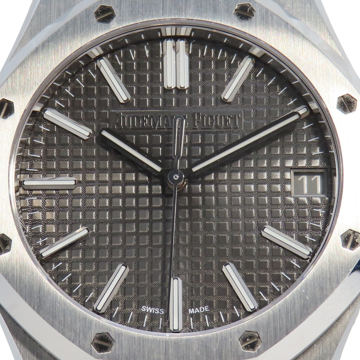 ロイヤルオーク 15510ST.OO.1320ST.10 SS グレー 自動巻き メンズ