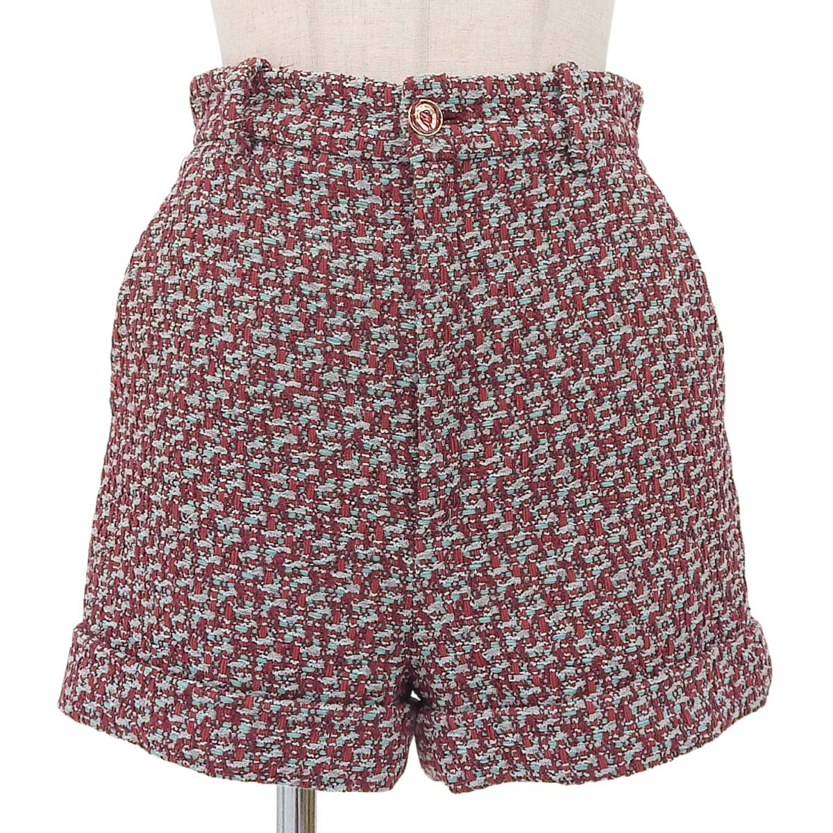 Tweed shorts, size 38