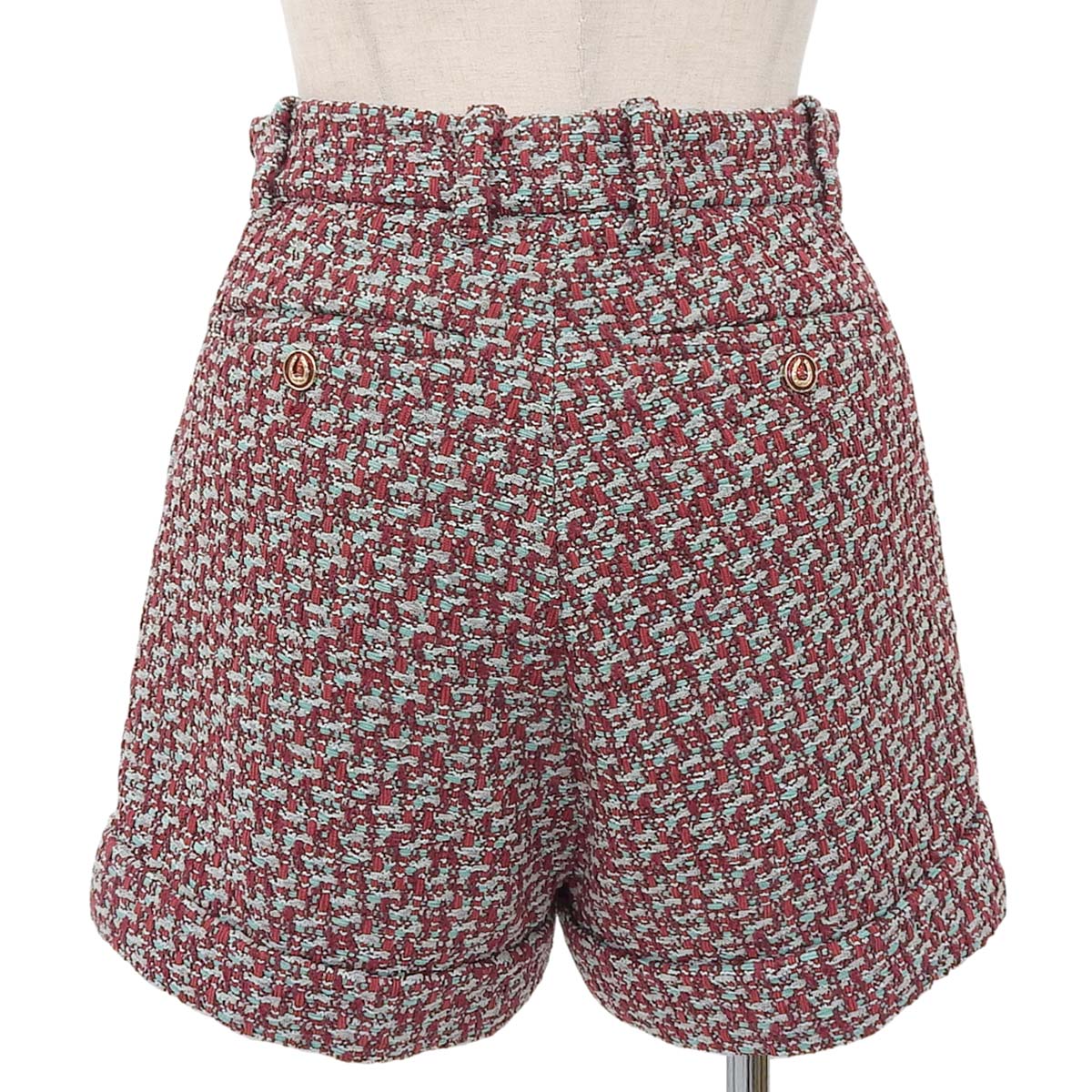 Tweed shorts, size 38