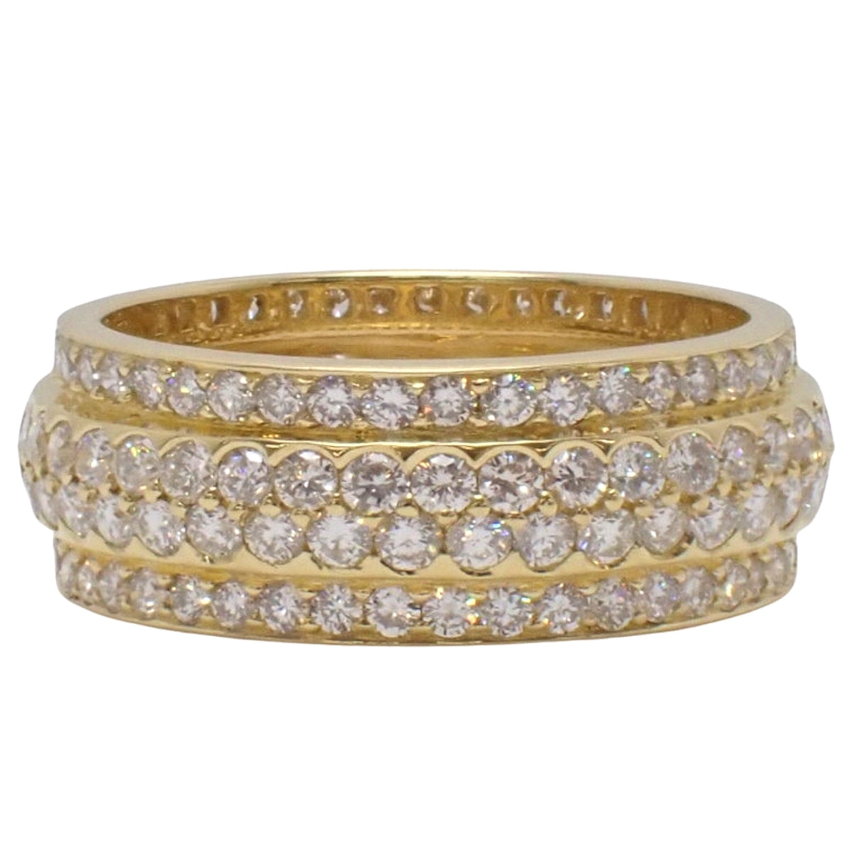 Diamond ring D2.36 Yellow gold K18YG 5.7g