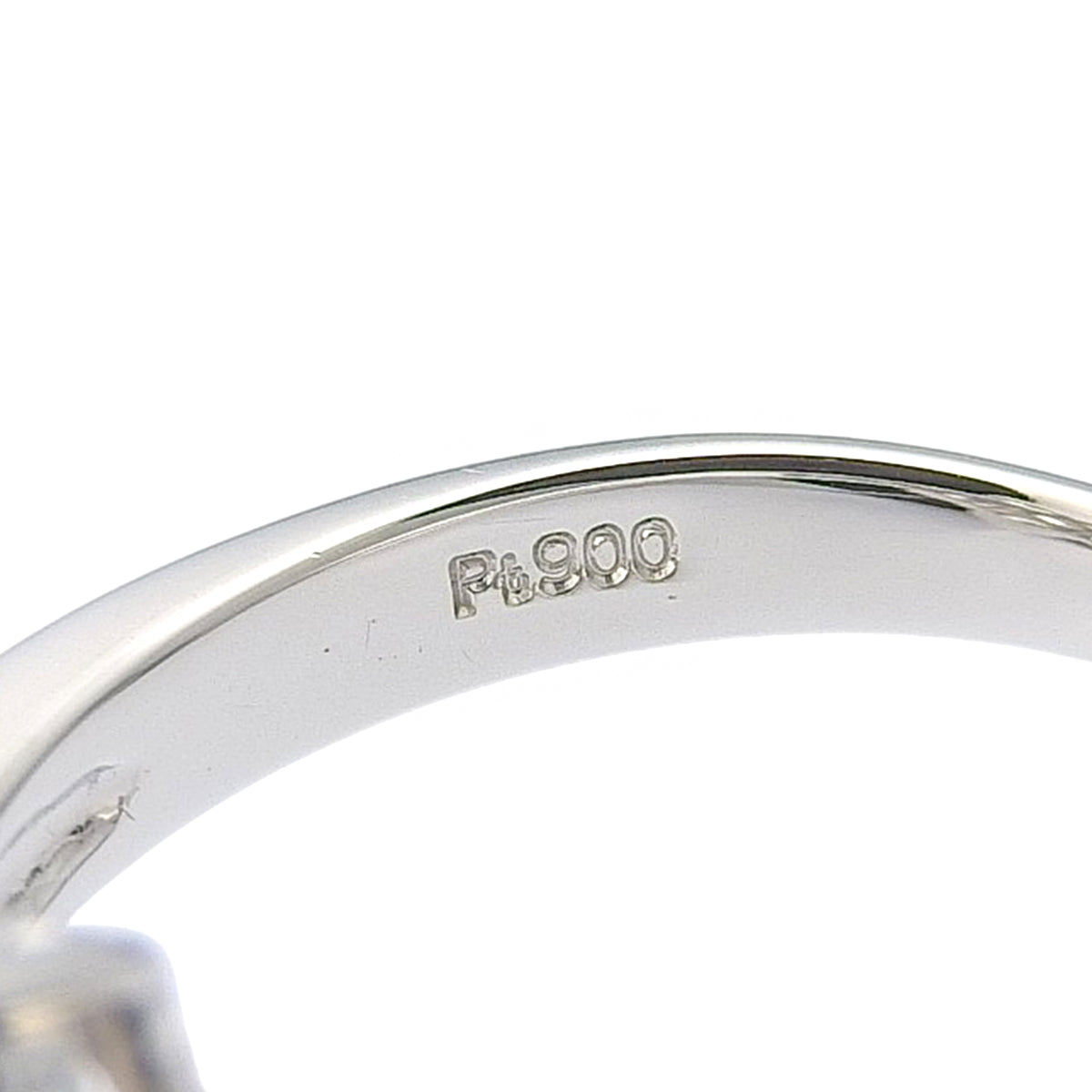 ダイヤモンド フラワーリング プラチナ Pt900