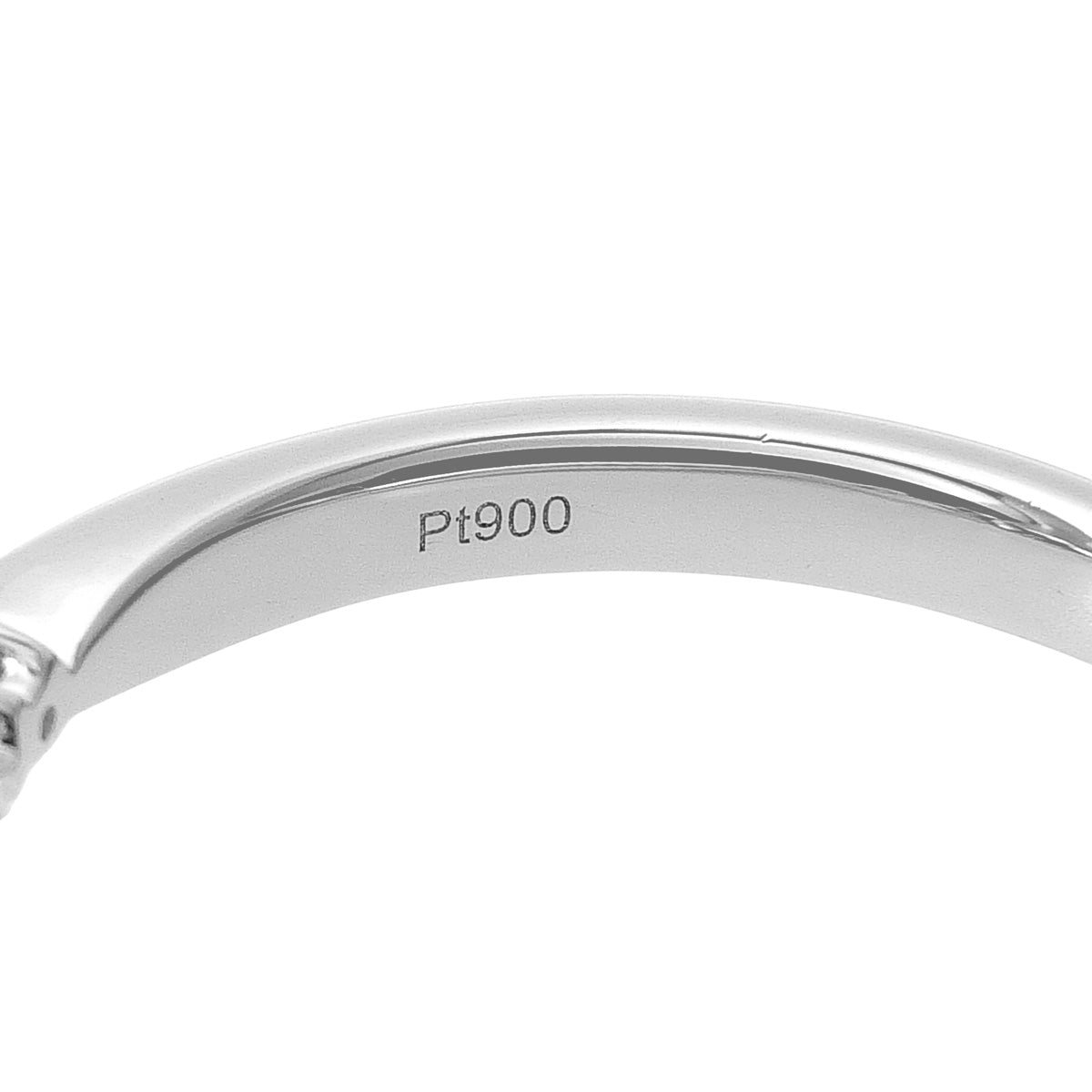 Diamond ring D0.29,0.15 Platinum Pt900 4.3g