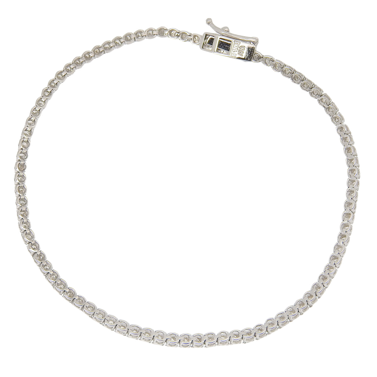 ダイヤモンド テニスブレスレット D1.00 ホワイトゴールド K18WG