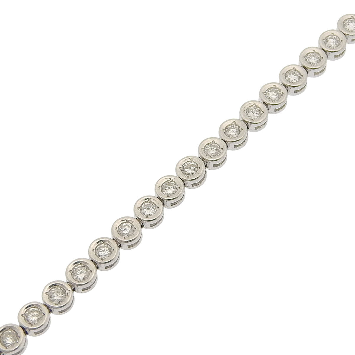 テニスブレスレット D1.23 Pt850 9.5g