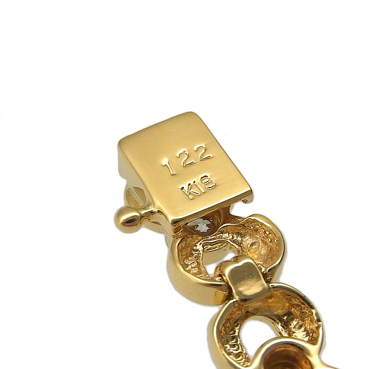 Diamond bracelet D1.22 in 18K yellow gold