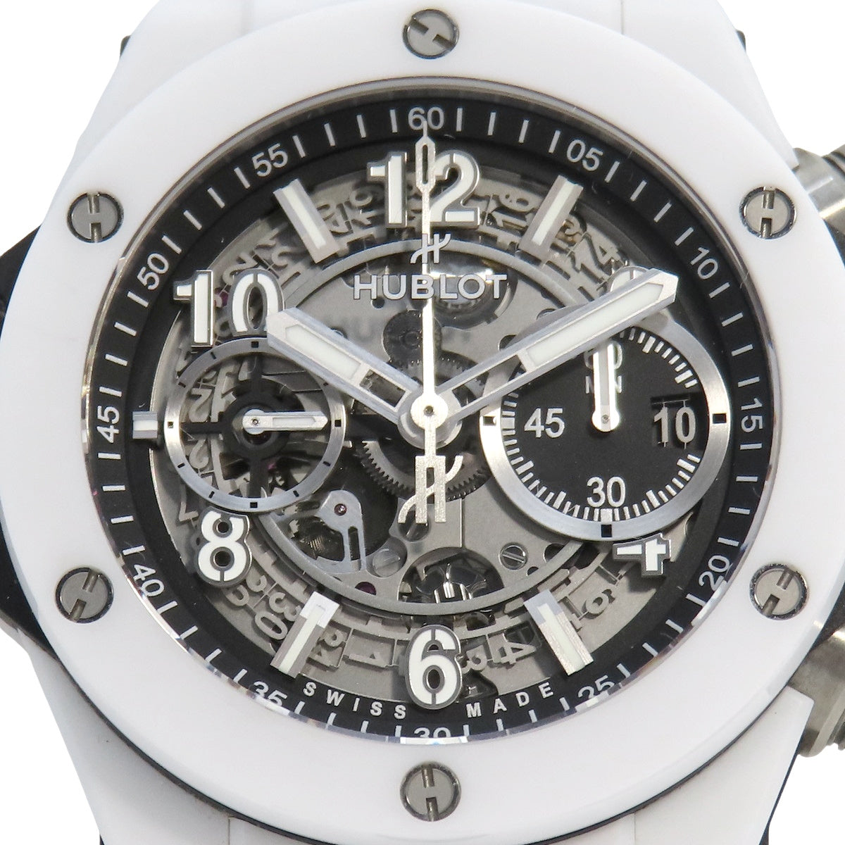 Big Bang Unico 421.HX.1170.RX CE/Rubber Skeleton Automatic Men's Watch