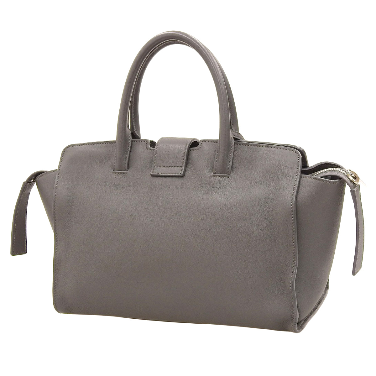 Downtown Baby Cabas Leather Gray 653567