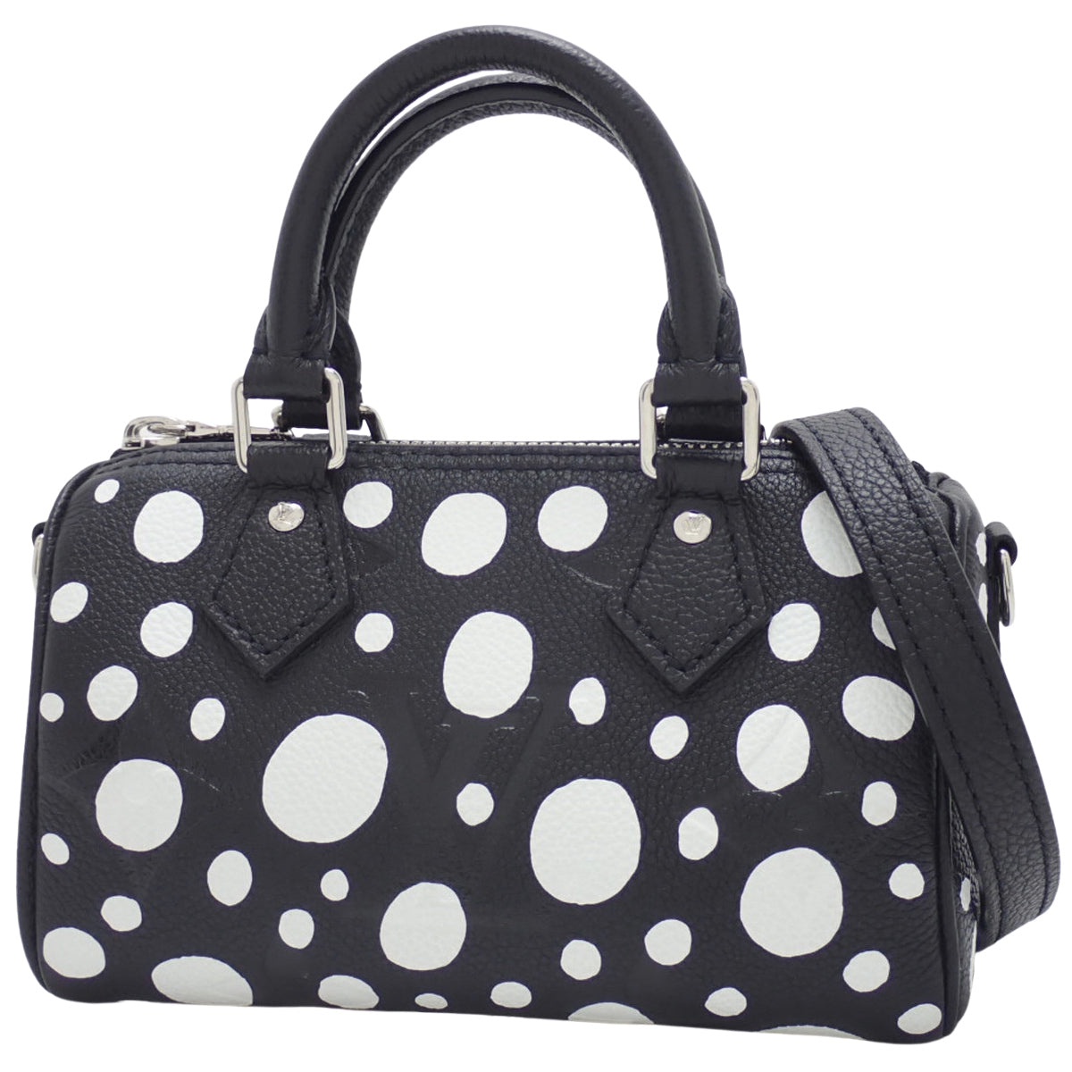 Monogram Empreinte LV x YK Nano Speedy 黑/白 M81910 草间弥生联名款