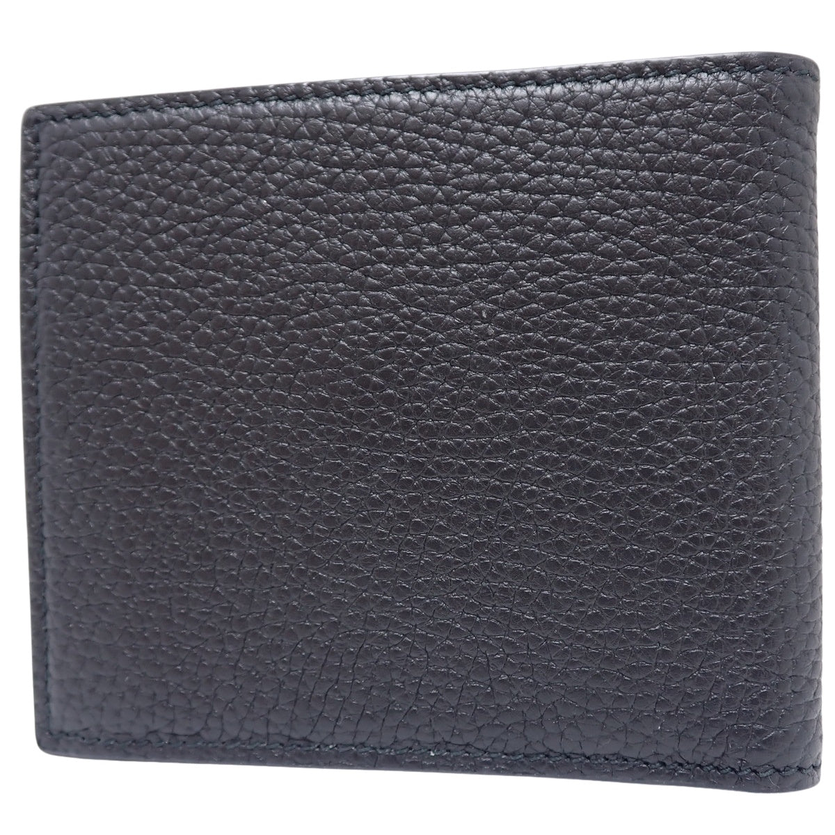 GUCCI Logo Bifold Wallet, Leather, Black, 771153 AABXM 1000