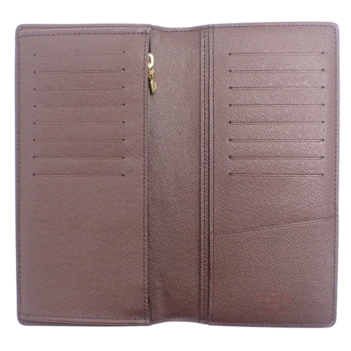 ダミエ・エベヌ ポルトフォイユ・ブラザ ダミエキャンバス ブラウン N60017