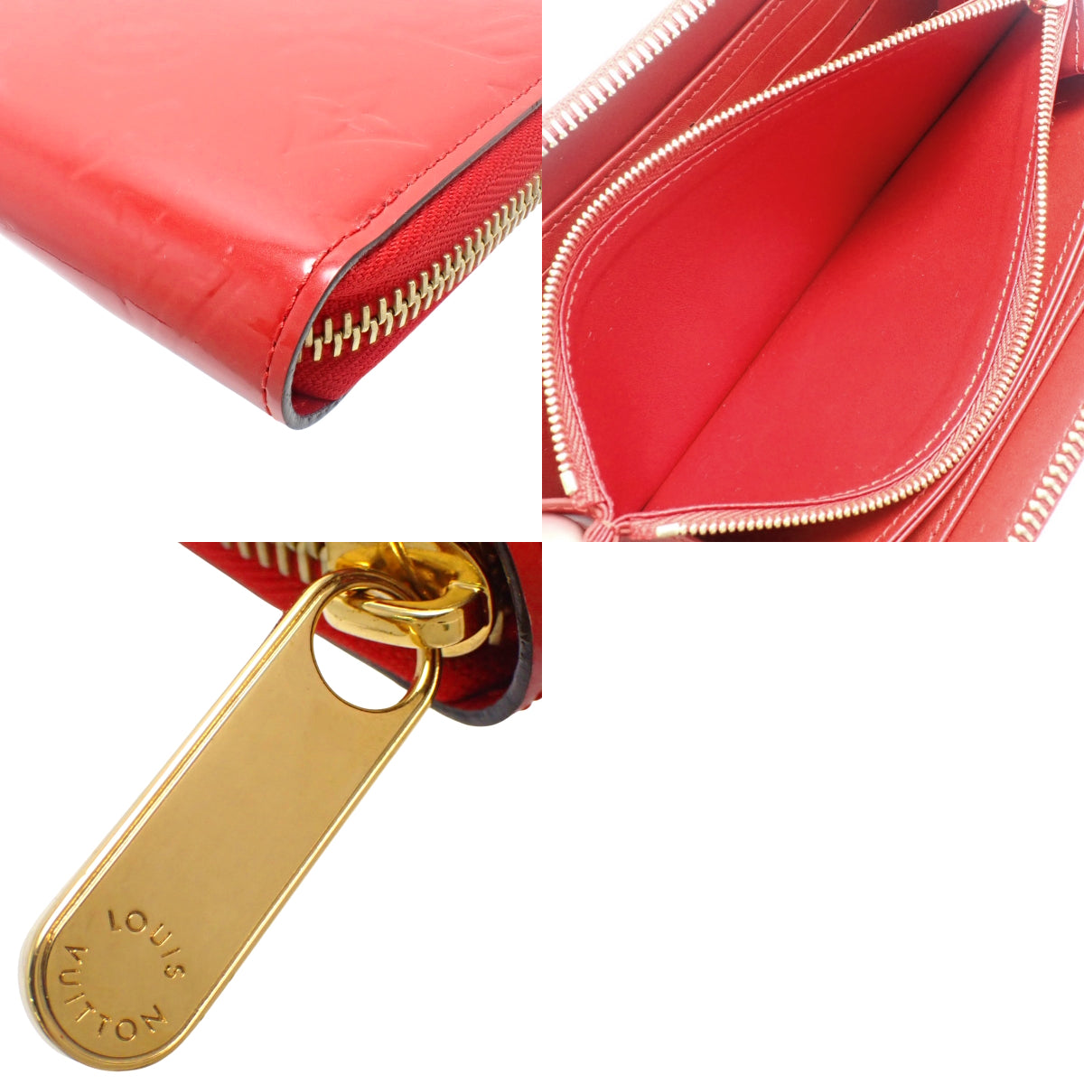 Monogram Vernis Zippy 钱包 Pomme d'Amour M91981