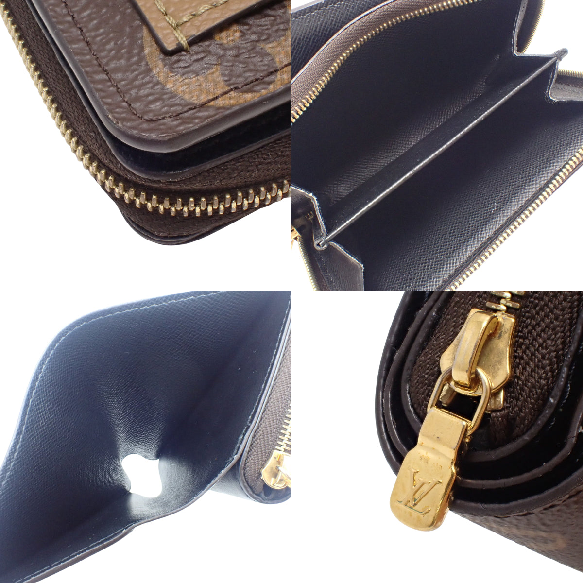 ポルトフォイユ・ルー モノグラム モノグラムリバース ブラウン M81461