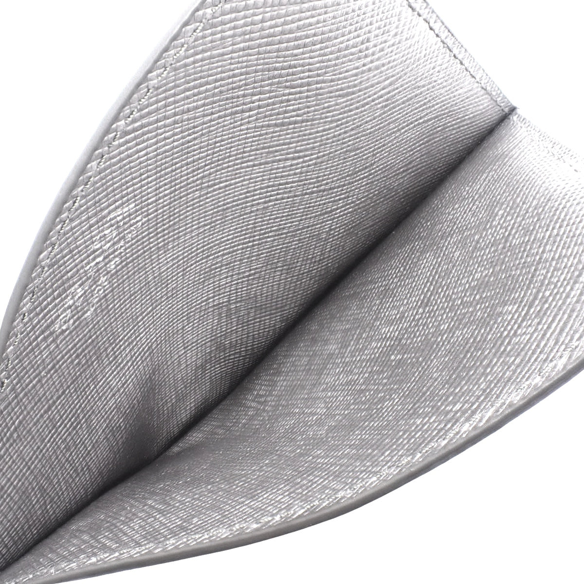 Triangle Logo Card Case, Saffiano Leather, CROMO 1MC223