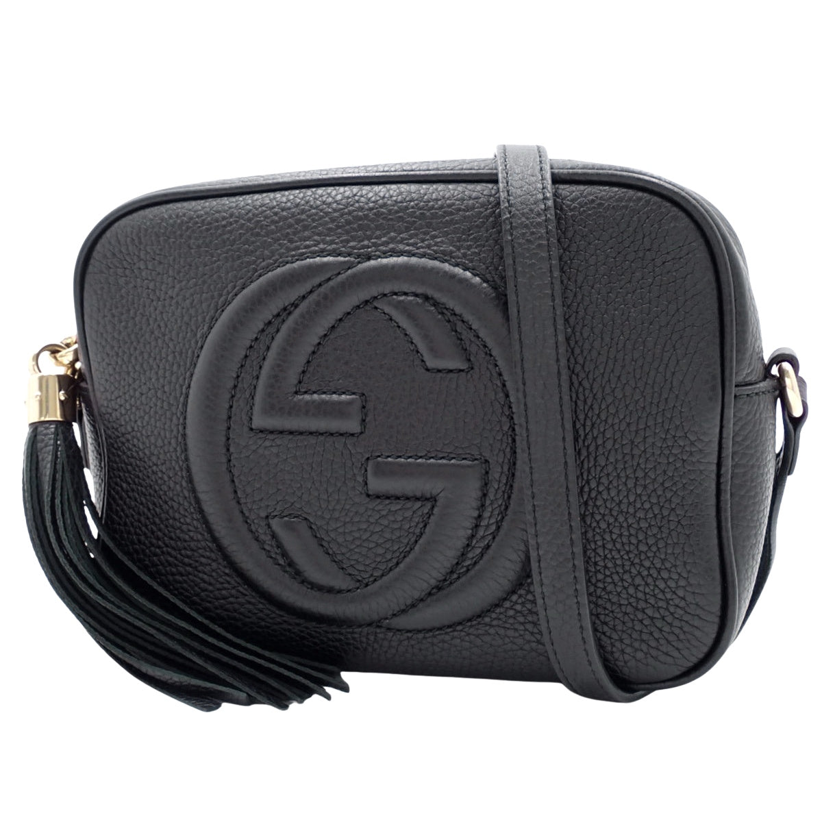 ソーホー スモール ディスコバッグ レザー ブラック 308364