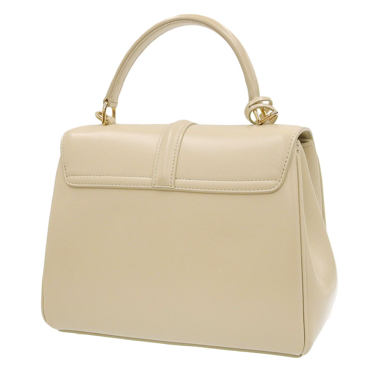 Small 16-seize Calfskin Cream 188003BEY