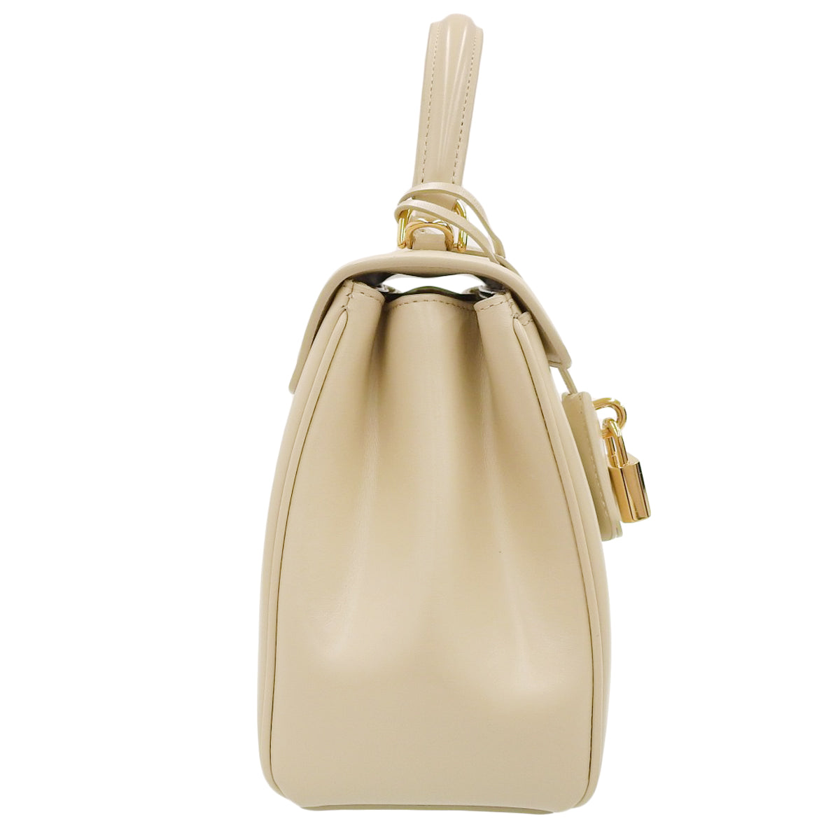 Small 16-seize Calfskin Cream 188003BEY