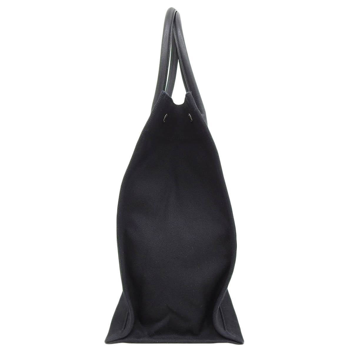 Rive Gauche Tote Bag in Cotton and Black (GNR509415)