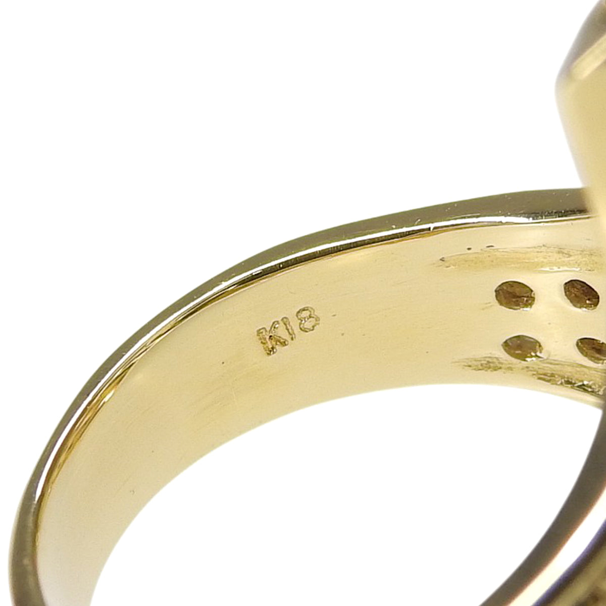 エメラルド ダイヤモンド リング E1.28/D0.46 イエローゴールド K18YG 7.9g