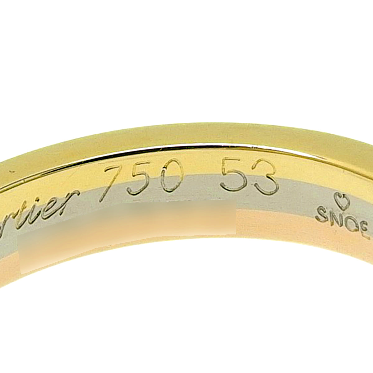 Vendôme Louis Cartier Wedding Ring K18PG YG WG